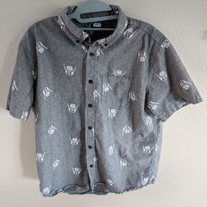 Darth Vader Button-Up Short Sleeve - STAR WARS